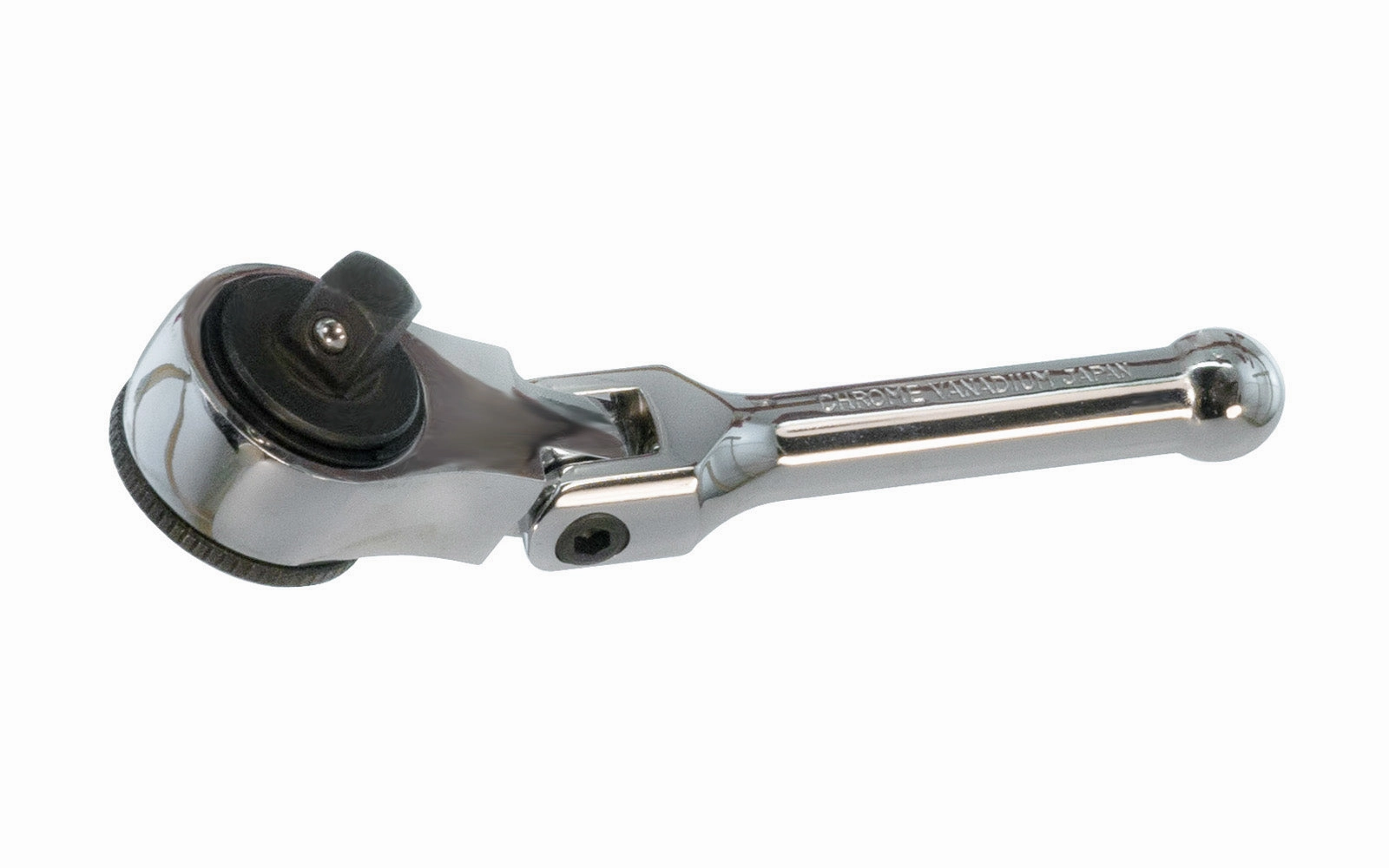 5" Ratchet Handle 3/8" Dr with Flex Head - Made in Japan