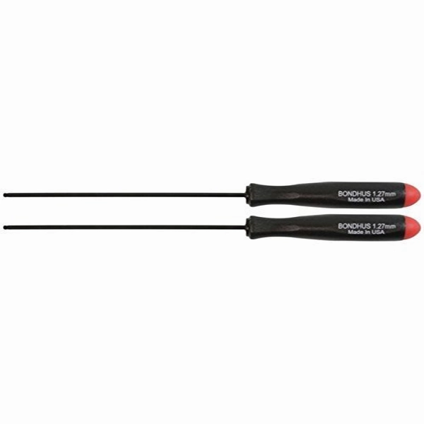 Bondhus 10654 2.5mm, 2.7" Ball End Screwdriver with ProGuard Finish, 2-Piece