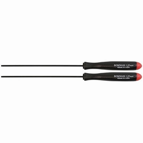 Bondhus 10654 2.5mm, 2.7" Ball End Screwdriver with ProGuard Finish, 2-Piece