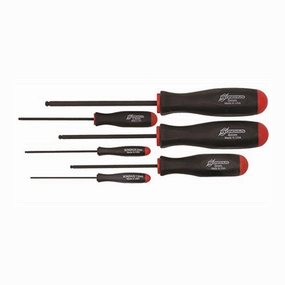 Bondhus 10686 Ball End Screwdriver Set, 6 Piece