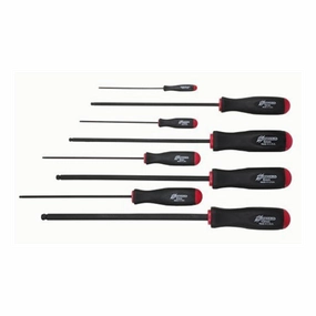 Bondhus 10733 Ball End Screwdriver Set, 8 Piece