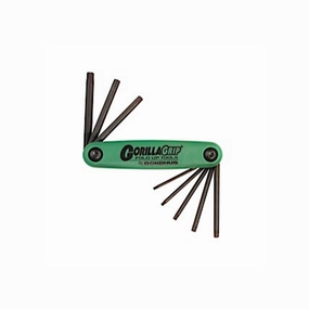 Bondhus 12634 Gorilla Grip Set of 8 T9 - T40 TORX Fold Up Tool
