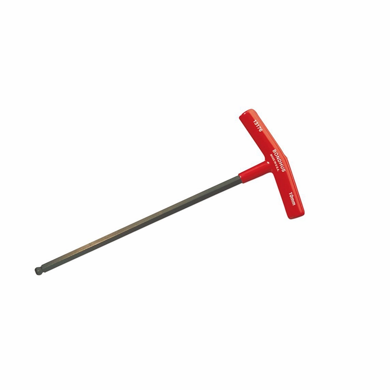 Bondhus 13354 2.5 x 110mm Hex Tip Graduated Length T-Handle with ProGuard Finish, 2 Piece