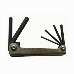 Bondhus 14595 3 - 10mm Metal Handle Set of 7 Hex Fold Up Tool