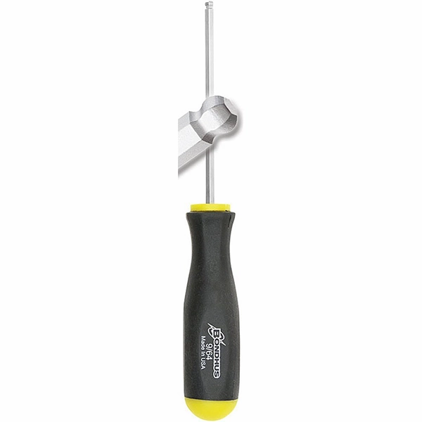 Bondhus 16610 3/16" Ball End Tip Hex Screwdriver with BriteGuard Finish, 2 Piece
