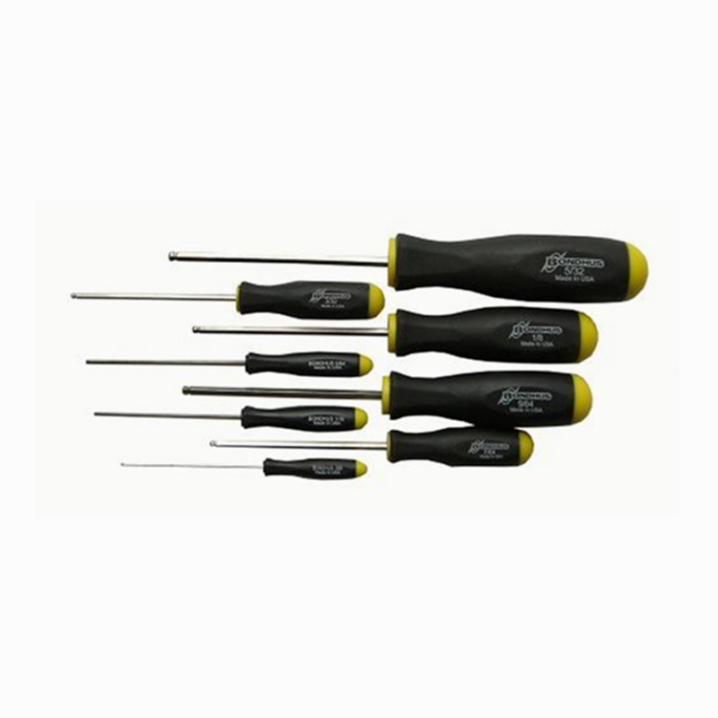 Bondhus 16632 Ball End Screwdriver Set, 8 Piece