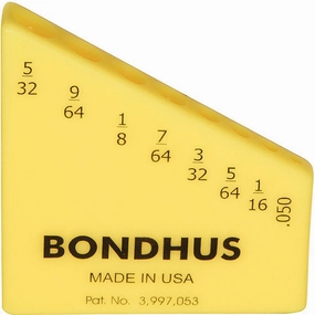 Bondhus 18032 Bondhex Color Coded Case Holds 8 Tools, 10 Piece