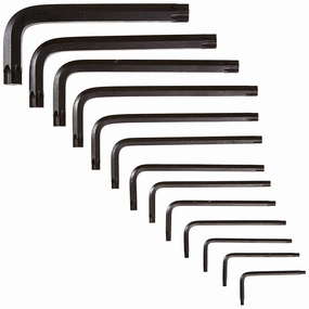 Bondhus 31737 TORX Tip Star Key L-Wrench Set with ProGuard Finish, 9 Piece