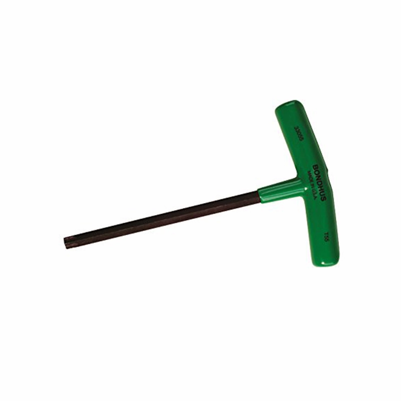 Bondhus 33020 T20 x 6.9" Star Tip Graduated T-Handle with ProGuard Finish, 2 Piece