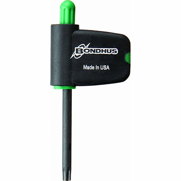 Bondhus 34420 T20 Star Tip Flag Handle Driver with ProGuard Finish, 1.5", 2 Piece