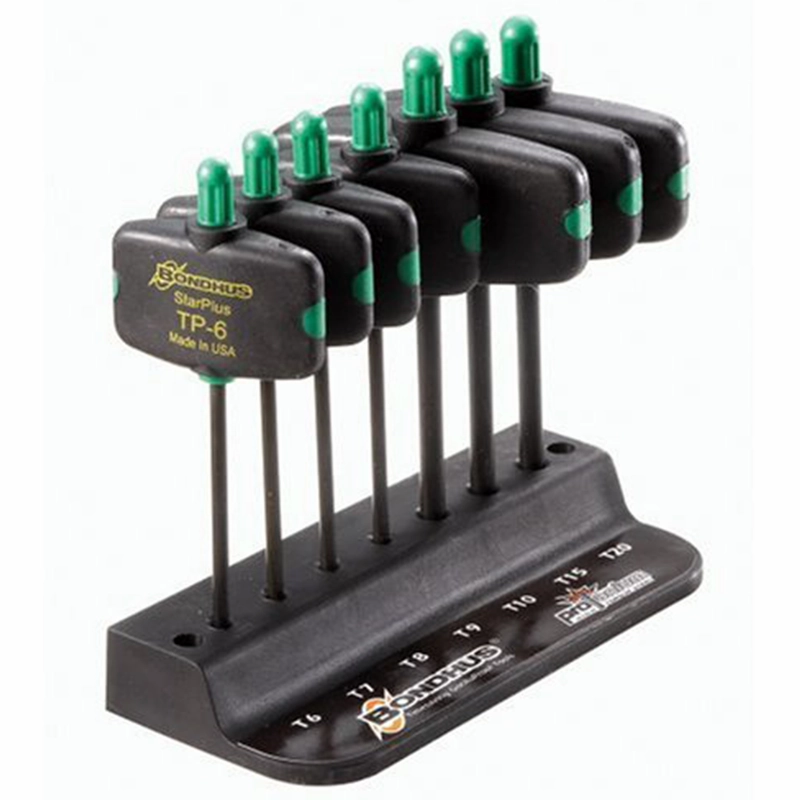 Bondhus 34745 Set of 7 TORX Wingdriver Tools, Sizes T6-T20