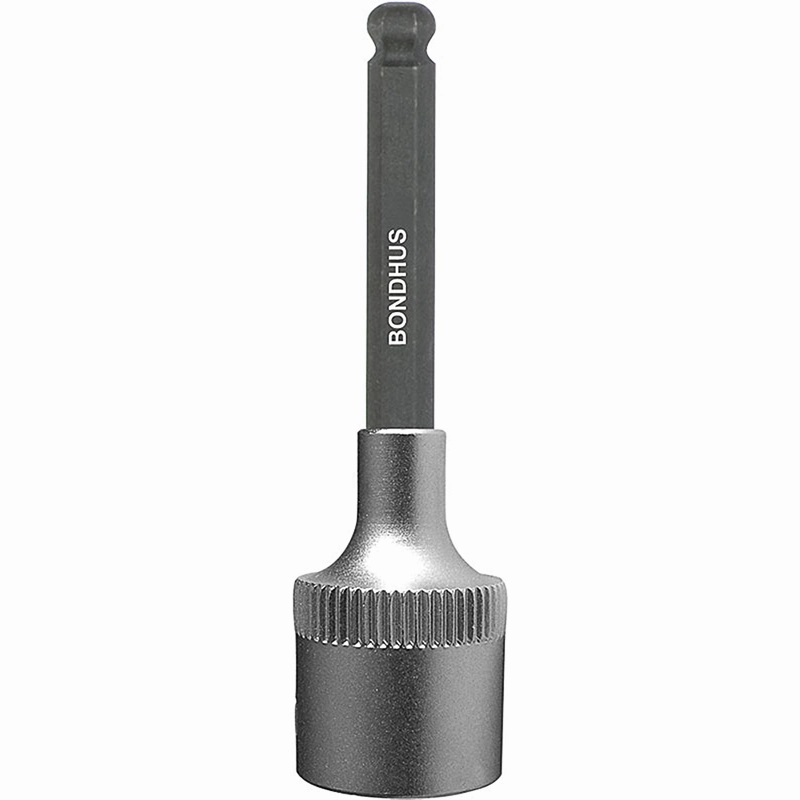 Bondhus 43411 7/32" x 2" ProHold 3/8" Drive Socket Ball End Bit with ProGuard Finish