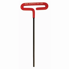 Bondhus 46468 6mm x 6" Hex Tip Cushion Grip Loop T-Handle with ProGuard Finish, 2 Piece