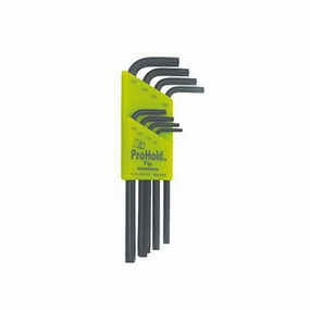 Bondhus 71834 Set of 8 ProHold TORX L-wrenches, Long Length, Sizes T9-T40