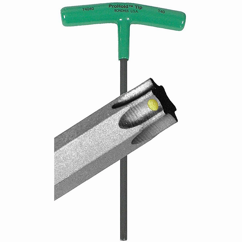 Bondhus 74055 T55 x 8.6" ProHold Star Tip Graduated Length T-Handle with ProGuard, 2 Piece