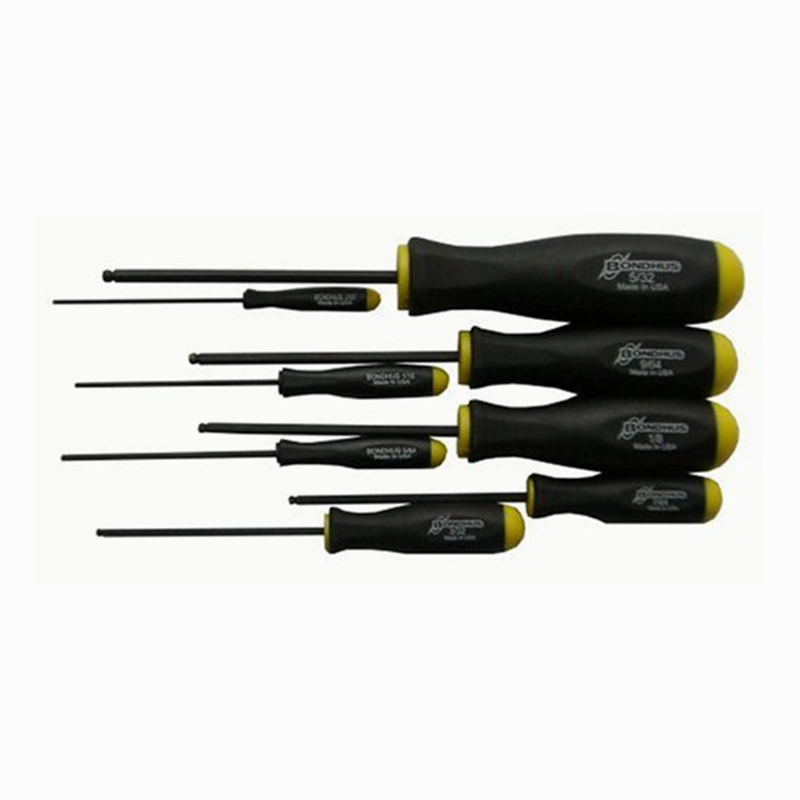 Bondhus 74632 Ball End Screwdriver Set, 8 Piece