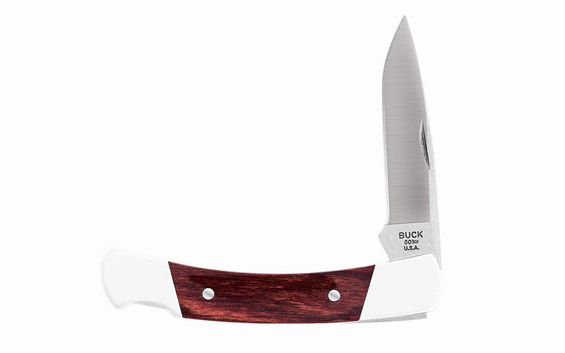 Buck Knives 501 Squire Pocket Folding Knife & Leather Sheath