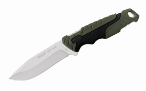 Buck Knives 656 Pursuit, Large Fixed Blade Knife - Green