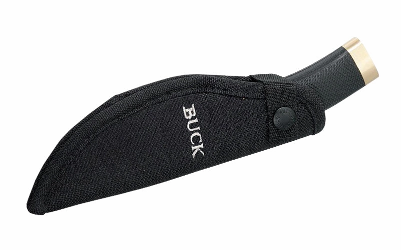 Buck Knives Vanguard Fixed Blade Knife & Sheath with Textured Rubber Handle