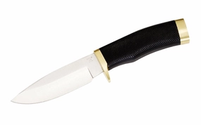 Buck Knives Vanguard Fixed Blade Knife & Sheath with Textured Rubber Handle