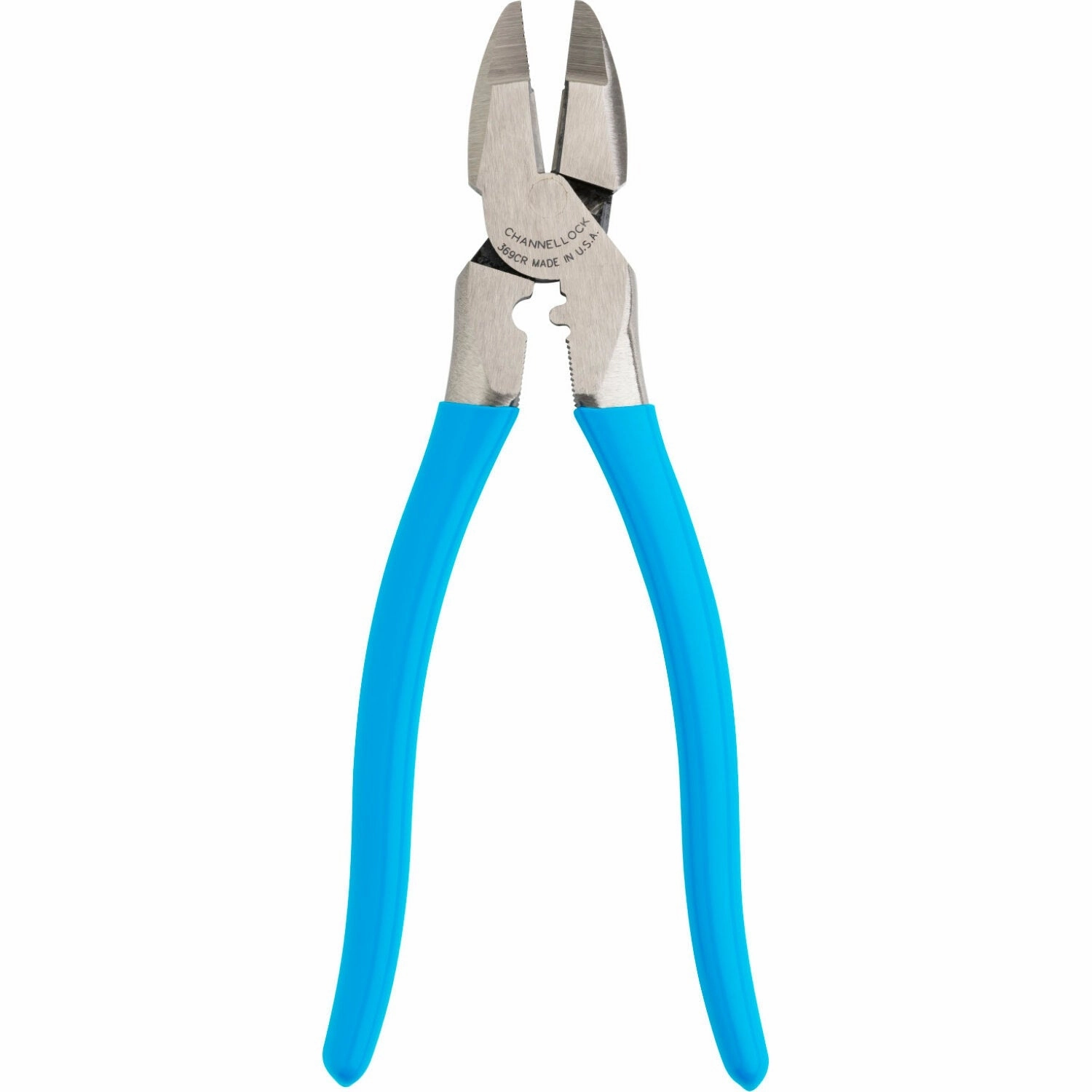Channellock 369CR 9.5-inch XLT Round Nose Linemen Pliers w/ Crimper