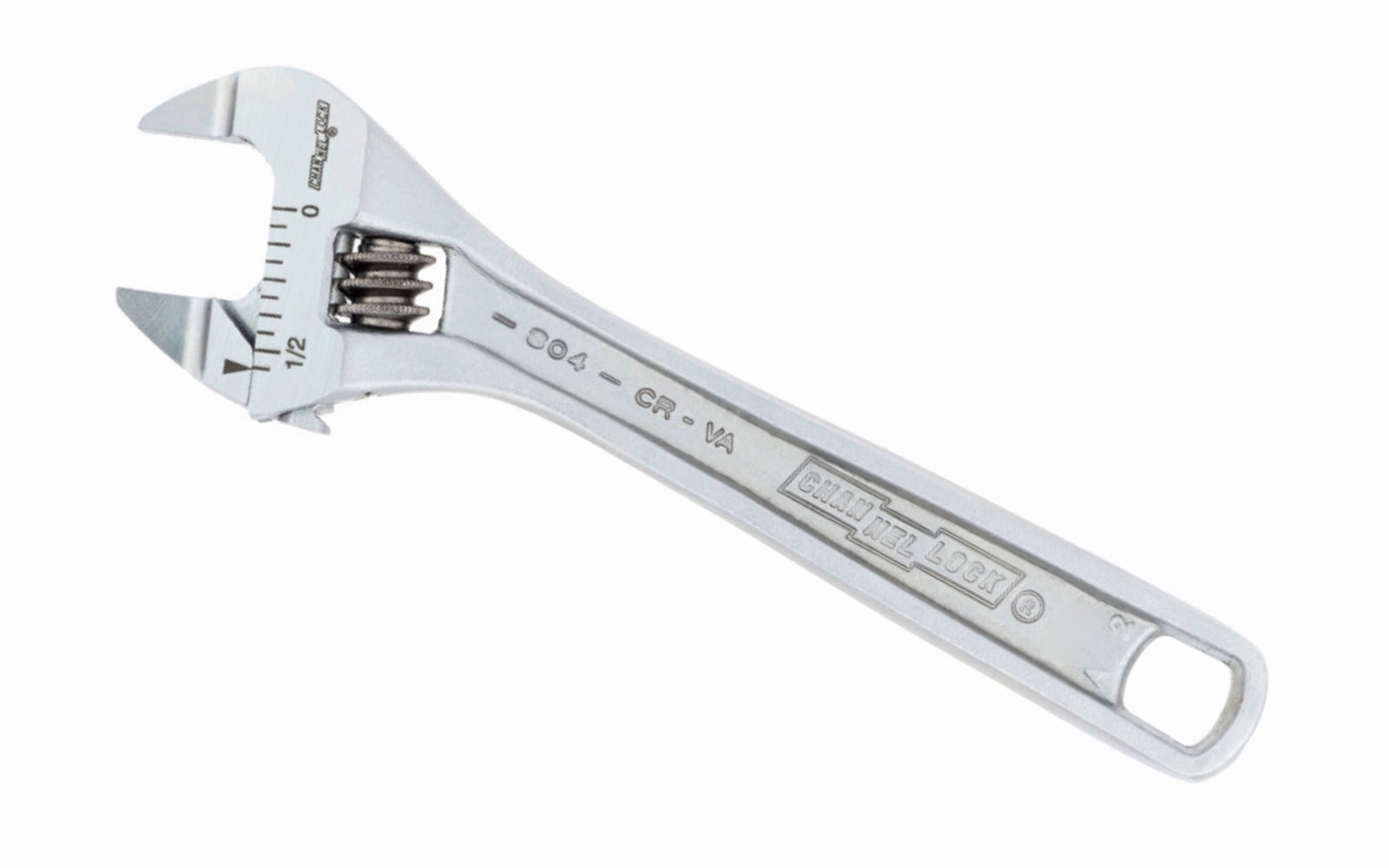 Channellock 4" Adjustable Wrench with Extra Slim Jaw