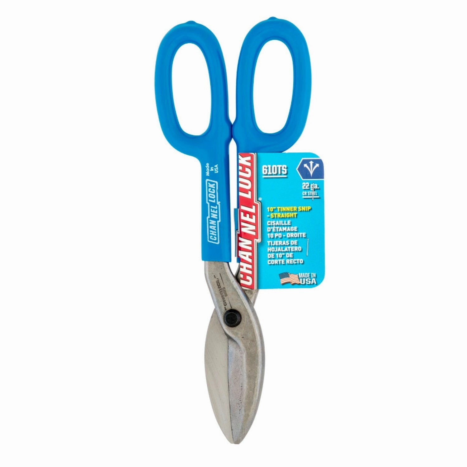 Channellock 610TS 10-inch Straight Tinner Snip