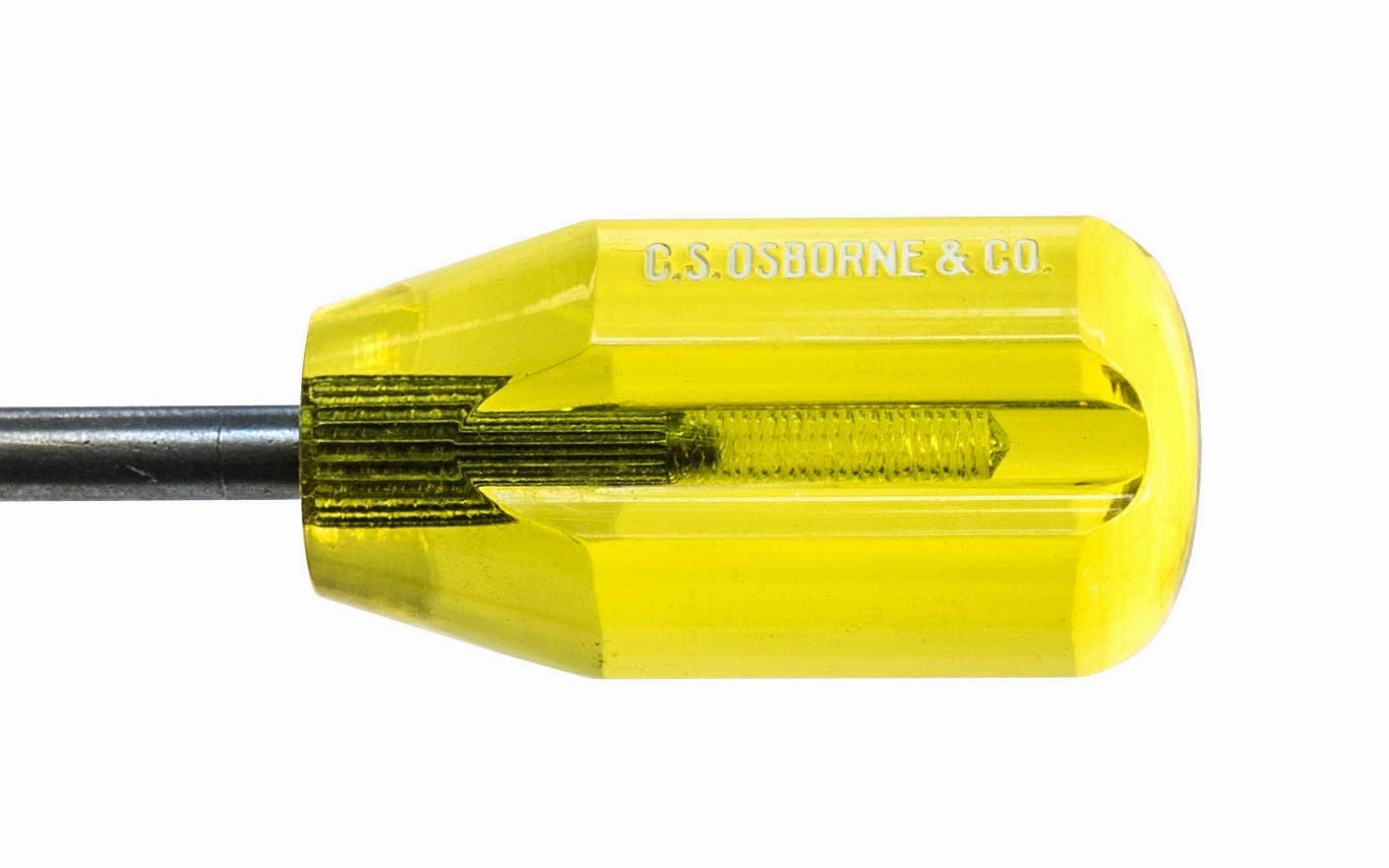 CS Osborne Heavy Duty Scratch Awl ~ 3-1/2" Long Blade