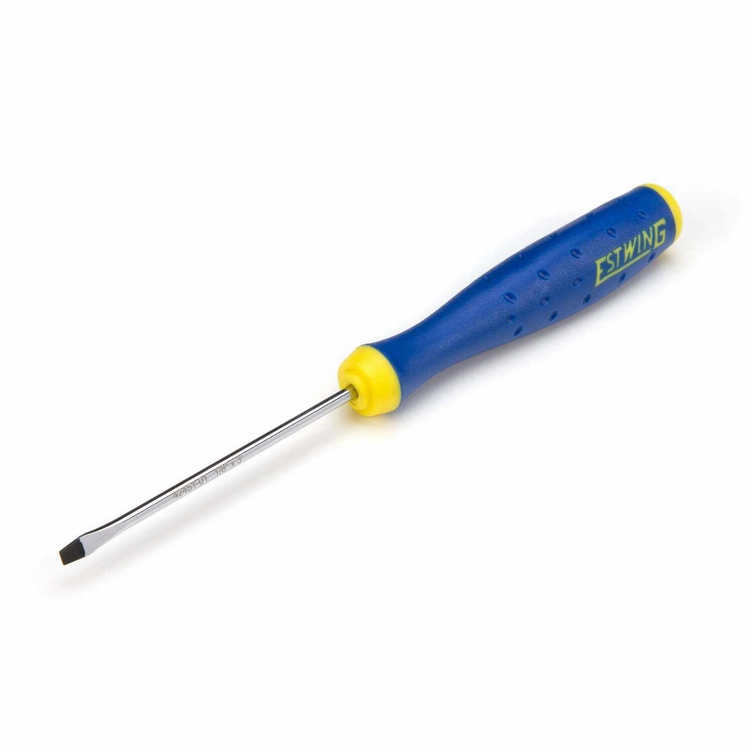 Estwing 42451-01 1/8-Inch x 3-Inch Magnetic Slotted Tip Precision Screwdriver with Ergonomic Handle