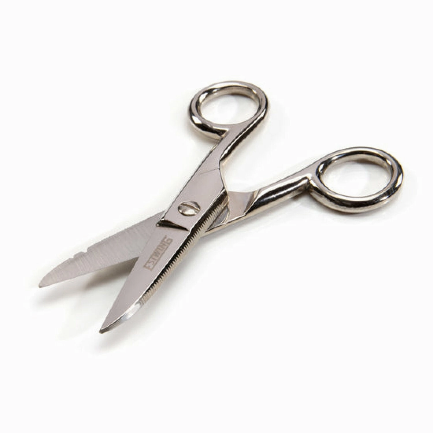Estwing 42469 2.1-Inch Serrated Blade Cable Splicing and Wire Stripping Scissors