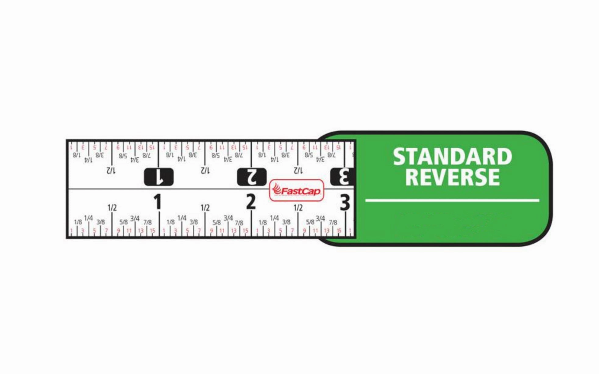 FastCap 16' FlatBack Lefty / Righty Tape Measure ~ Standard Reverse