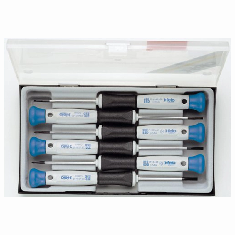 Felo 0715731848 Slotted & Phillips Screwdrivers Set, 6 Piece