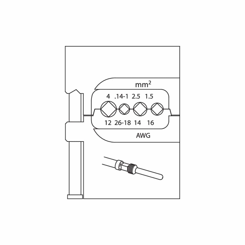 Gedore 1830929 Crimping pliers set INDUSTRIAL