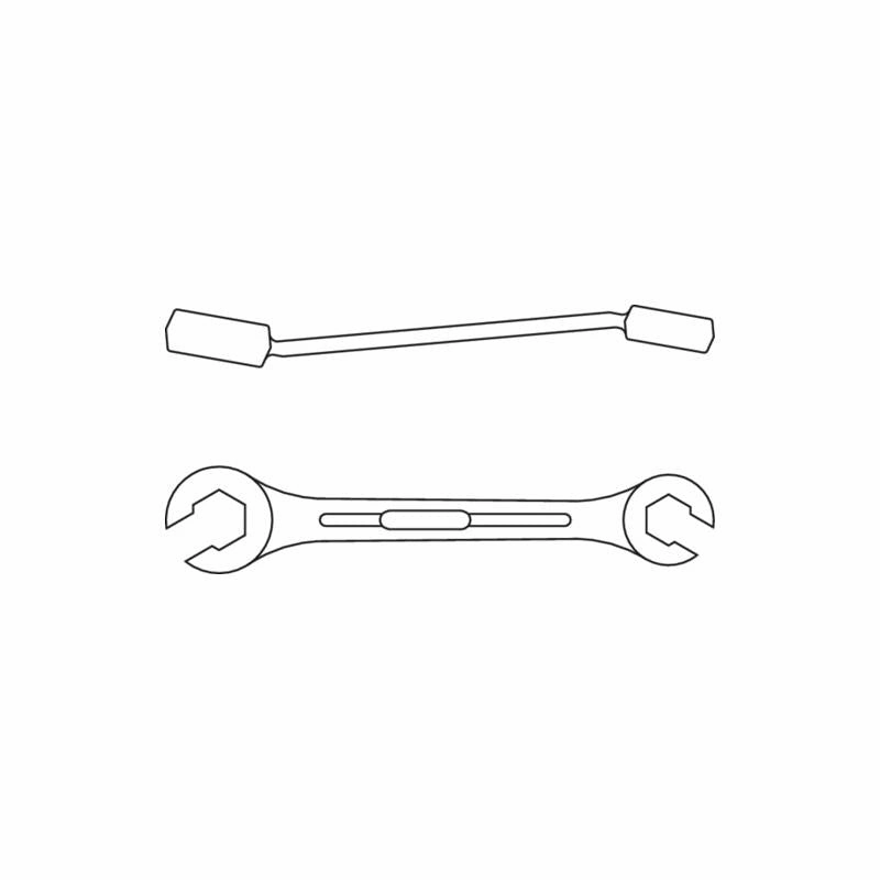 Gedore 1933175 Hex 400 Flare Nut Spanner Open UD 36x41 mm