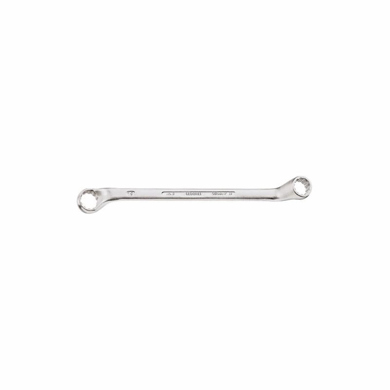 Gedore 6017480 Double ended ring spanner offset 17x19 mm
