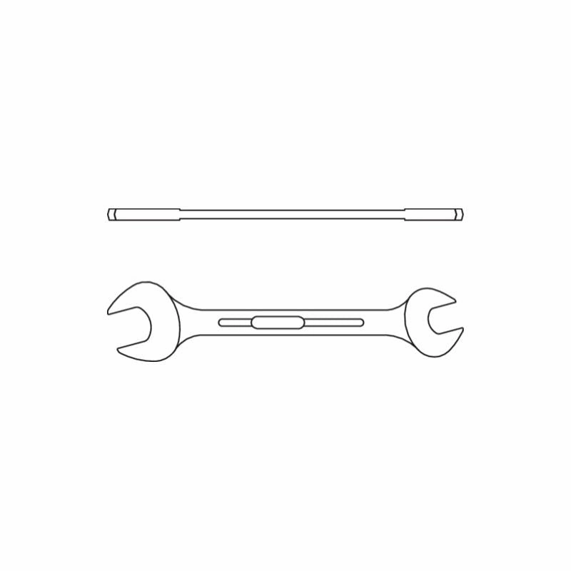Gedore 6068470 6 Double Open Ended Spanner 36x41 mm
