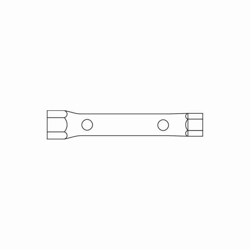 Gedore 6211960 Tubular Box Spanner 18x19 mm
