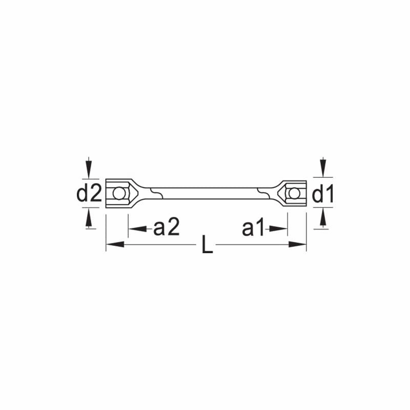 Gedore 6227100 Tommy bar 630 mm, d 18 mm