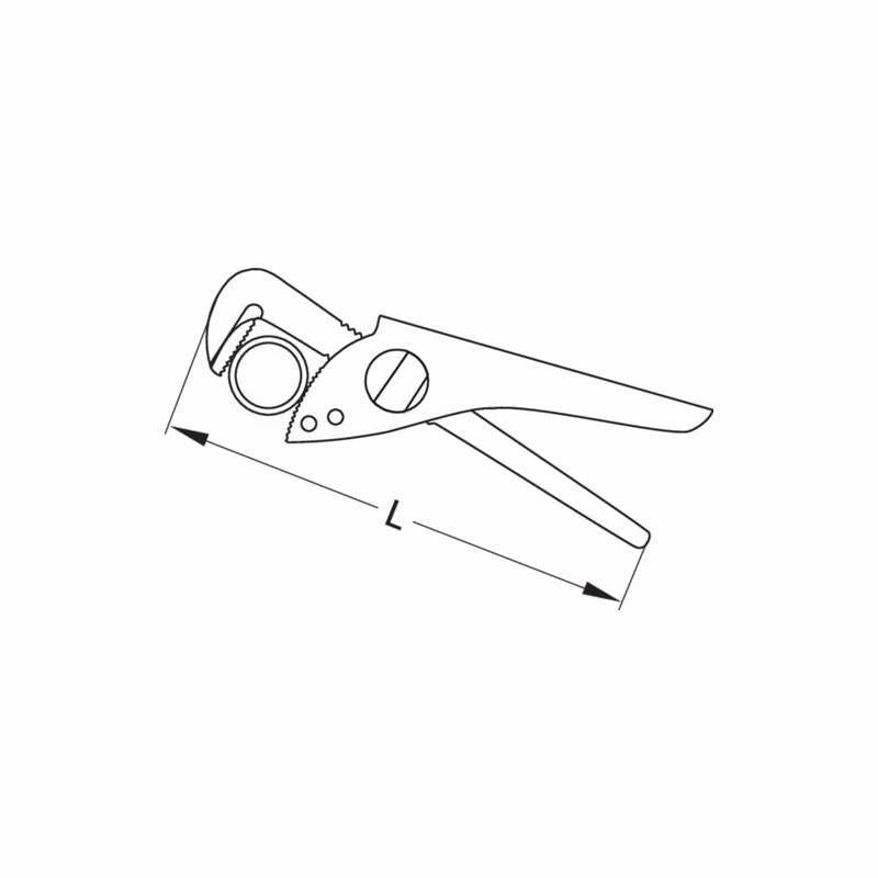 Gedore 6419600 152 14 High speed pipe wrench 14 INCH