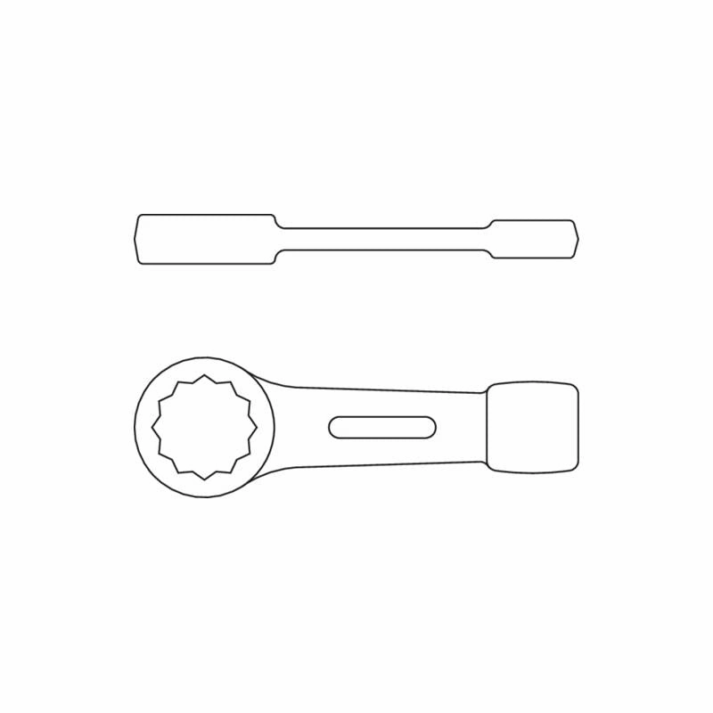 Gedore 6475940 Ring slogging spanner 55 mm