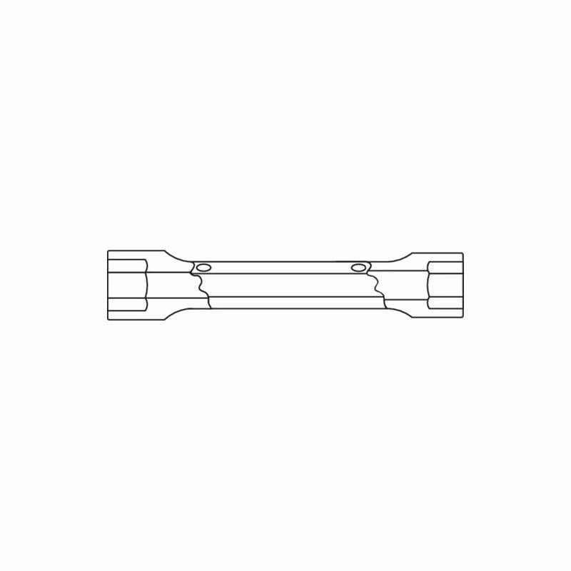 Gedore 6526360 Tubular Box Spanner 17x19 mm
