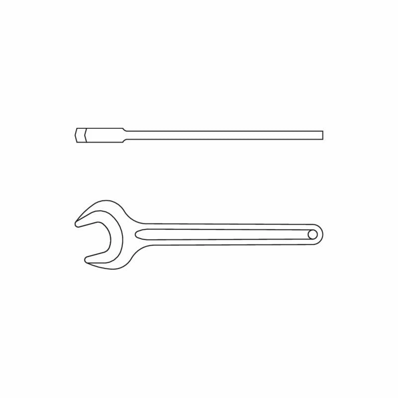 Gedore 6576380 Single open ended spanner 30 mm