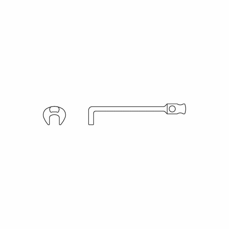 Gedore 6670640 Crowfoot spanner 24 mm