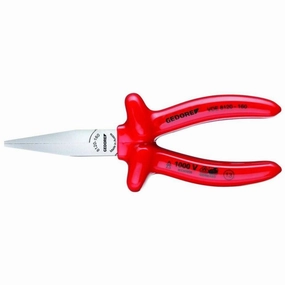 Gedore 6715330 VDE Flat nose pliers with VDE dipped insulation