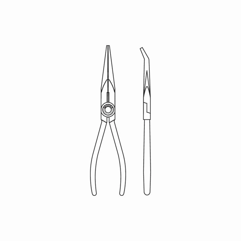 Gedore 6721300 Bent Nose Telephone Pliers 200 mm