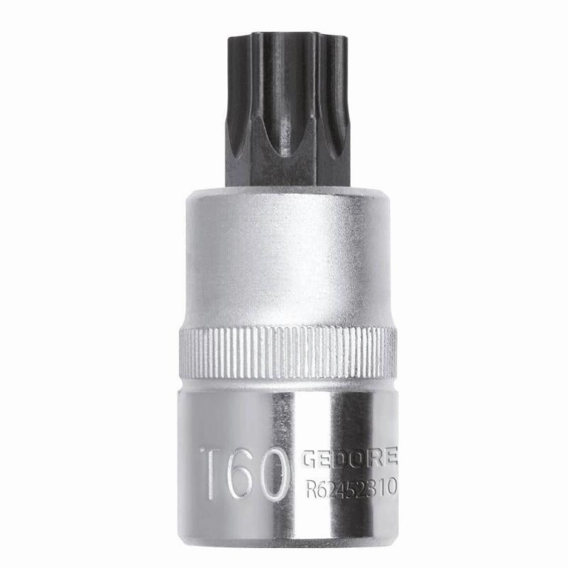 Gedore R62451519 TORX 1/2" Drive Screwdriver Bit Socket T27 L.100 mm