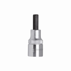 Gedore R62550610 Screwdr.bit socket 1/2 Size 6 mm L.55 mm