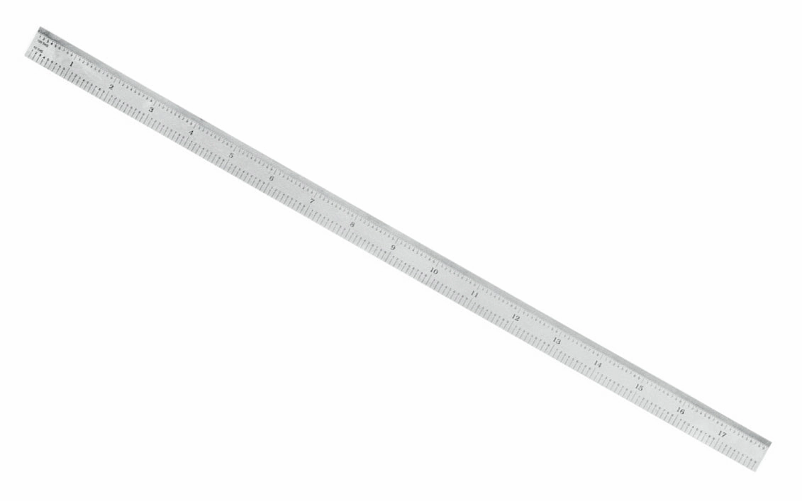 General Tools 18" Flexible Stainless Rule (10ths, 100ths, 32nds, 64ths)