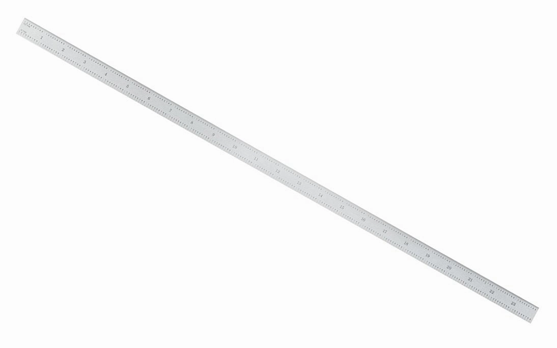 General Tools 24" Flexible Stainless Rule (10ths, 100ths, 32nds, 64ths)