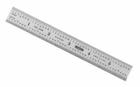 General Tools 6" Flexible Stainless Rule (32nds, 64ths)